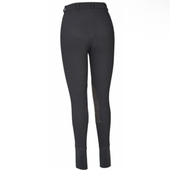TUFFRIDER Ladies’ Ribb Knee Patch Breeches Black Size 36L NWT 🏷 - Picture 3 of 16